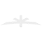 Ekena Millwork Alberta Architectural Grade PVC Gable Bracket, 72"W x 18"H x 4"D x 4"F, 6/12 Pitch GBP072X18X0404ALB00 - alternate 2